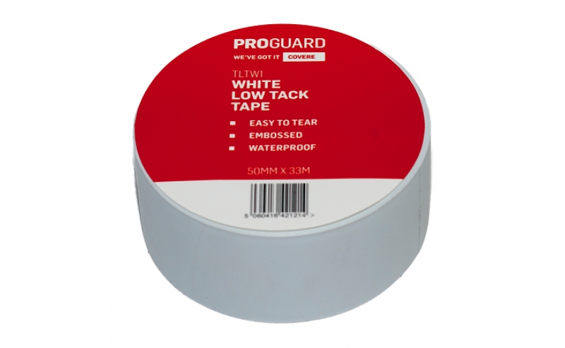 Proguard Easy Tear Low Tack PVC Tape - 50mm x 33m2